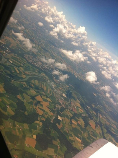 ألمانيا كما تبدو من الطائرة