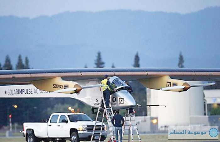 طائرة «سولار إمبالس» تختتم جولتها في الولايات المتحدة الأميركية