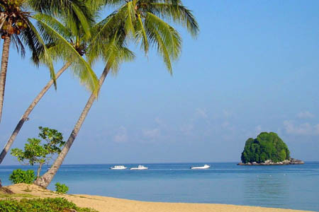شاطئ جزيرة تيومان، ماليزيا
