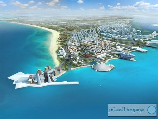 افتتاح أول شاطئ عام على جزيرة السعديات
