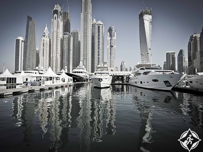 اليخوت الفاخرة معرض دبي للقوارب