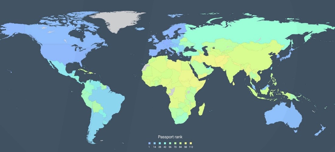 تعرف على ترتيب جوازات السفر في العالم 2016 قائمة كاملة