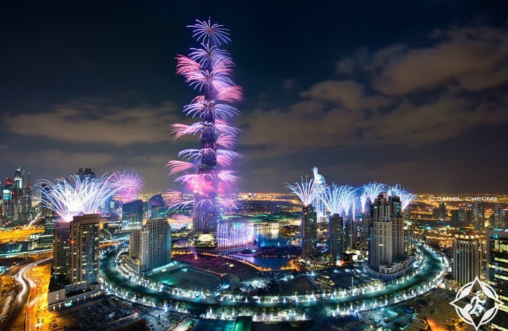 دبي تستقبل العام الجديد 2017