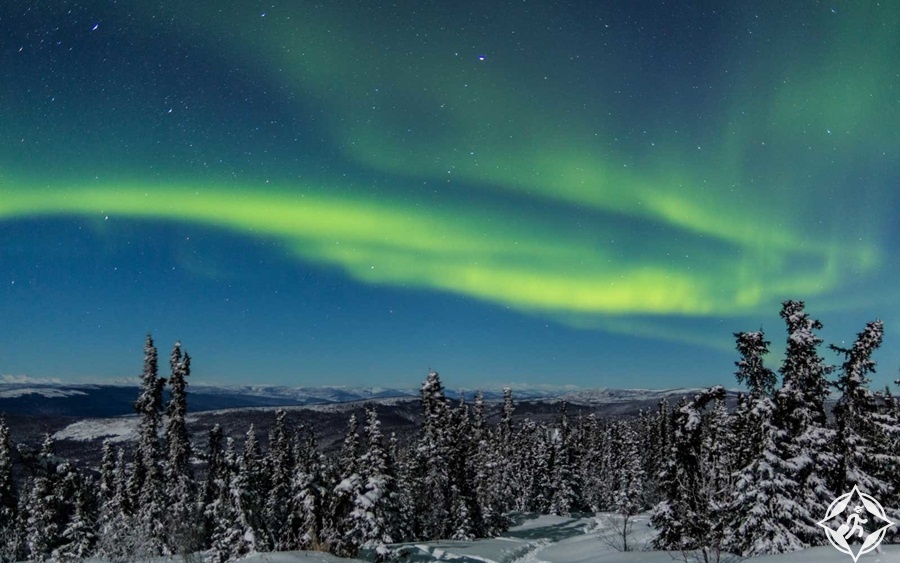 معالم الجذب السياحي في ألاسكا - الأضواء الشمالية