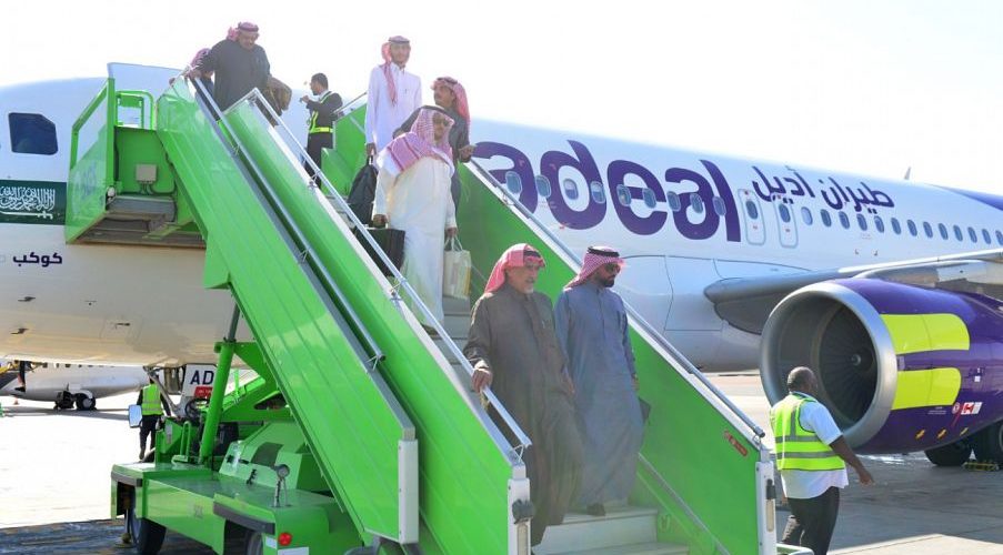 طيران أديل يدشن أول رحلاته من مطار حائل إلى الرياض
